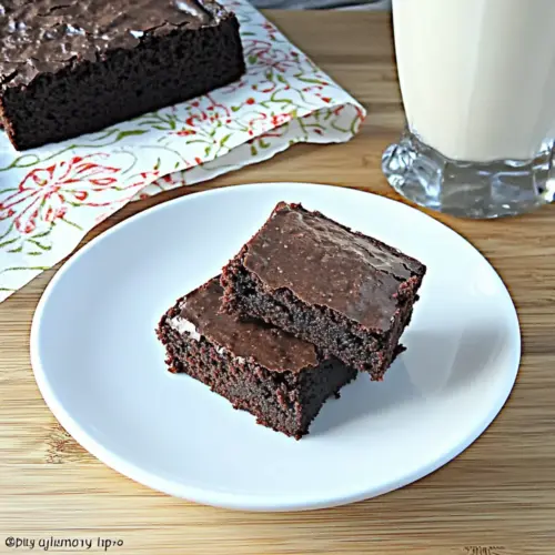 Fudgey Flourless Chocolate Brownies