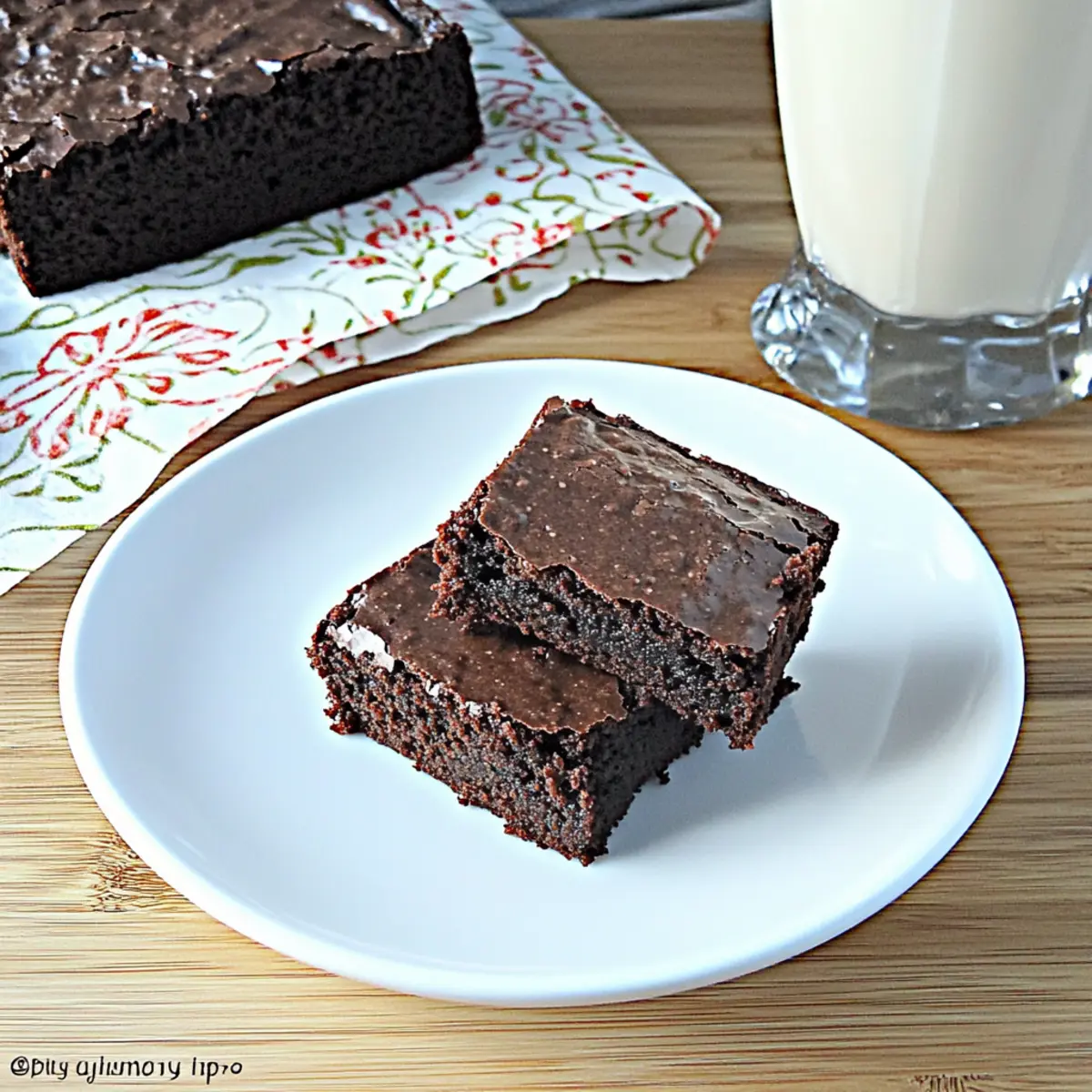 Fudgey Flourless Chocolate Brownies