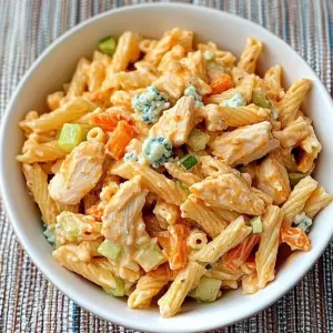Buffalo Chicken Pasta Salad