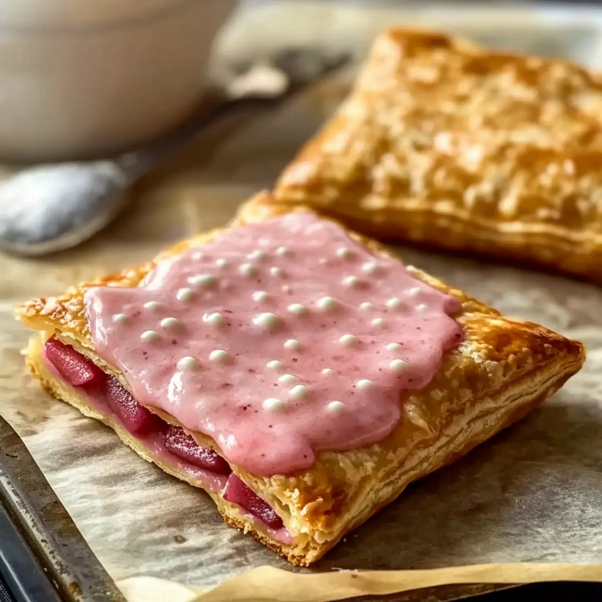 Strawberry Rhubarb Pop Tarts