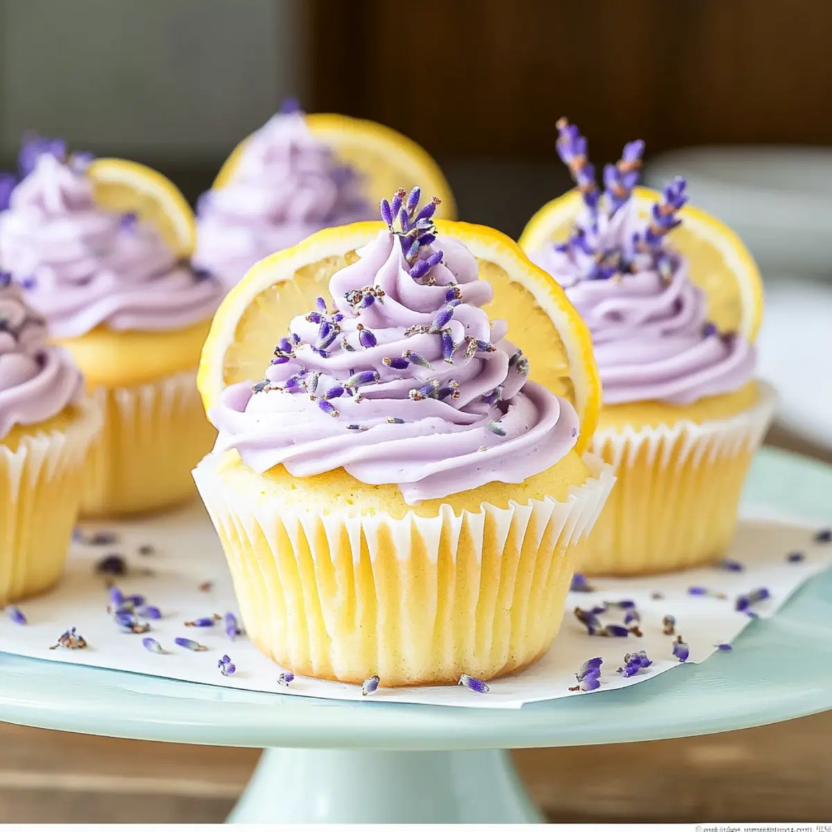 Lemon Lavender Cupcakes