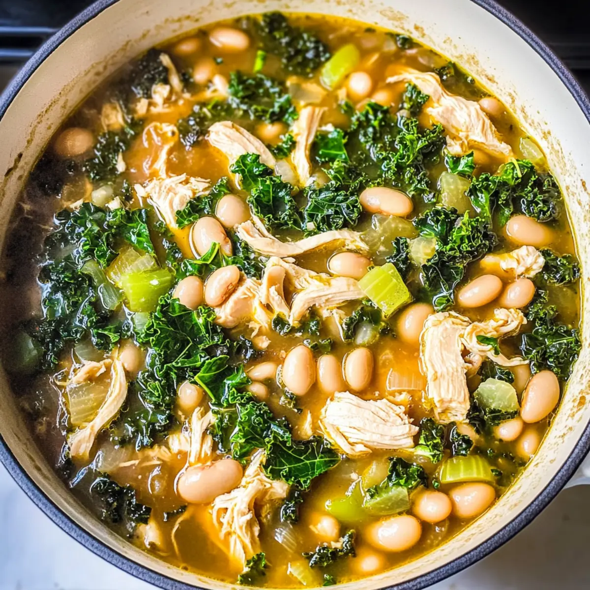 Kale, White Bean, and Chicken Soup