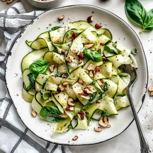 Fresh Zucchini Salad