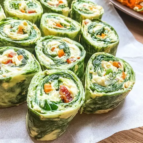Spinach Dip Pinwheels