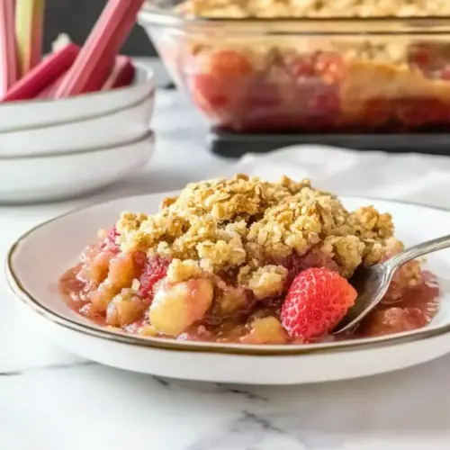 Strawberry Rhubarb Crisp
