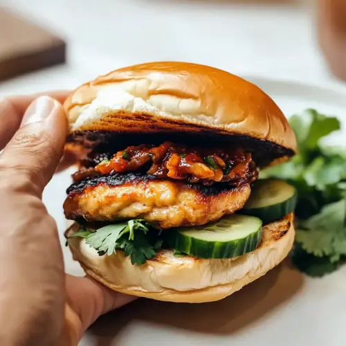 Gochujang Chicken Burgers