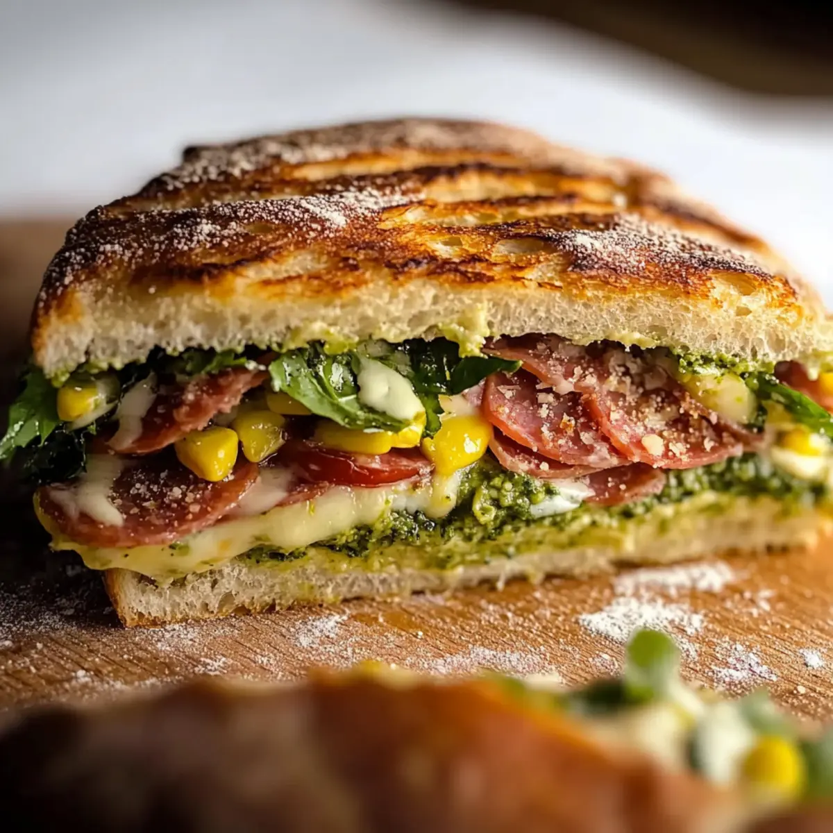 Focaccia Grinder Sandwich