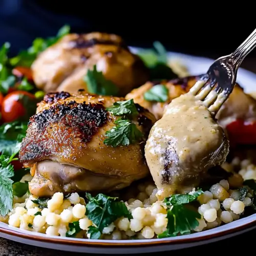 Tahini Marinated Grilled Chicken