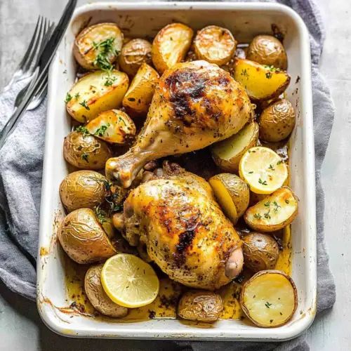 Baked Chicken Leg Quarters
