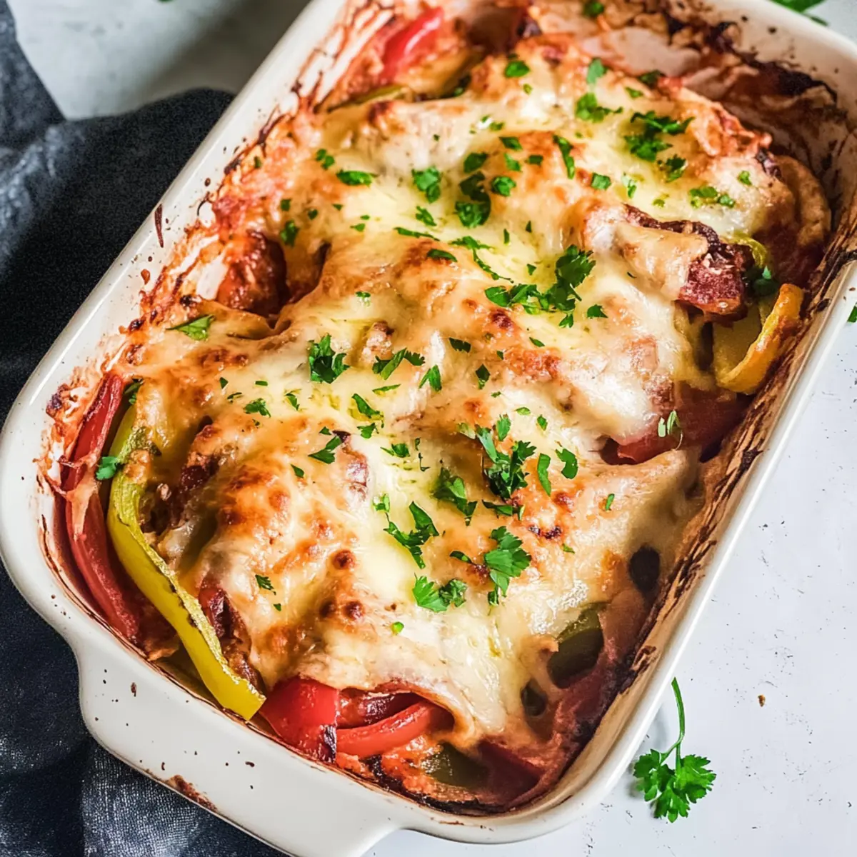 Chicken Fajita Casserole
