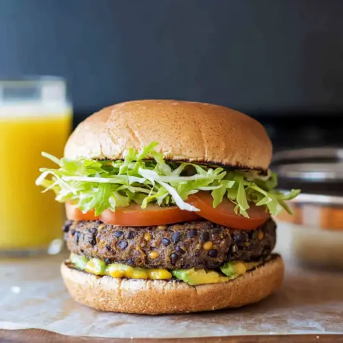 Spicy Black Bean Burger