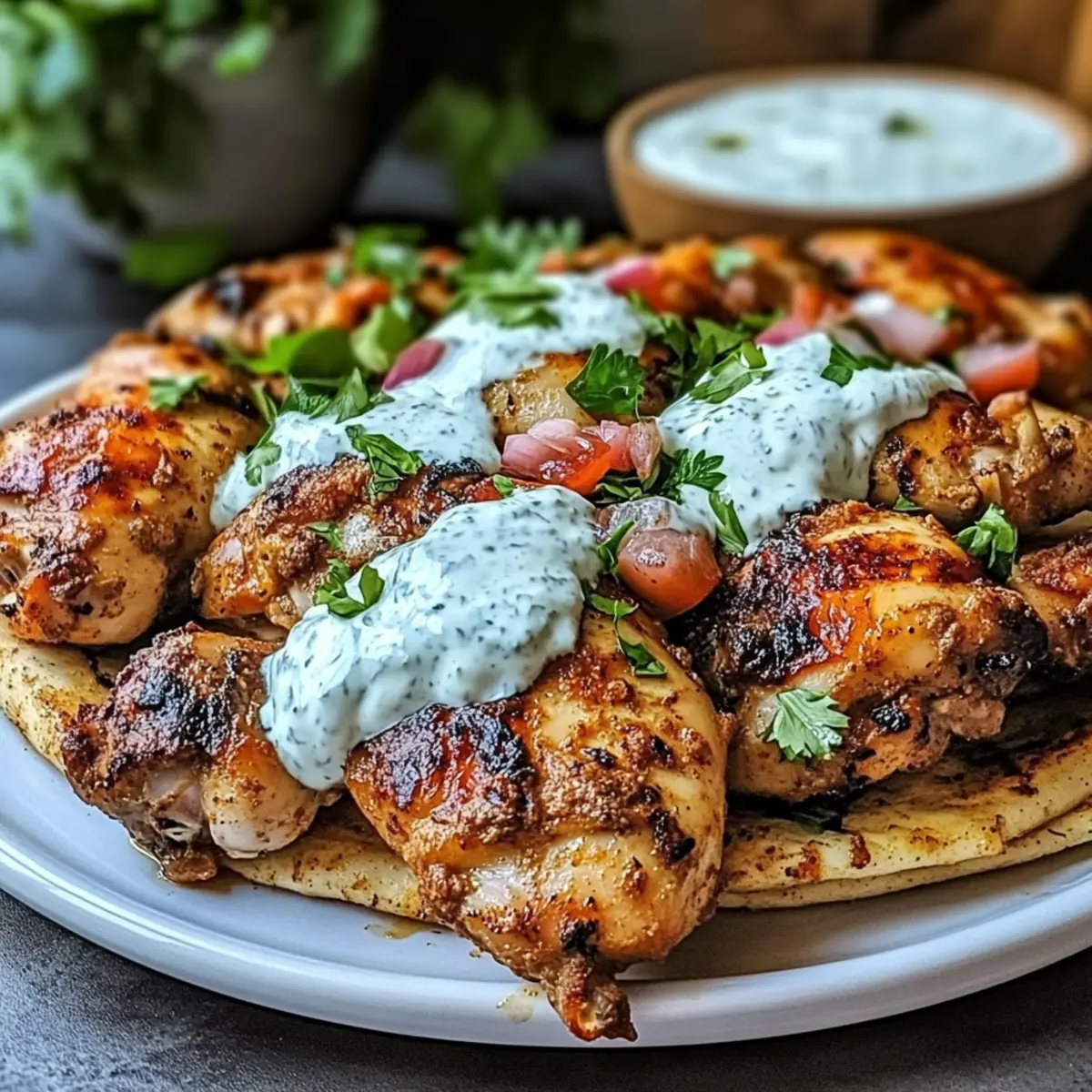 Oven Roasted Chicken Shawarma