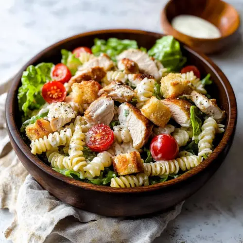 Chicken Caesar Pasta Salad