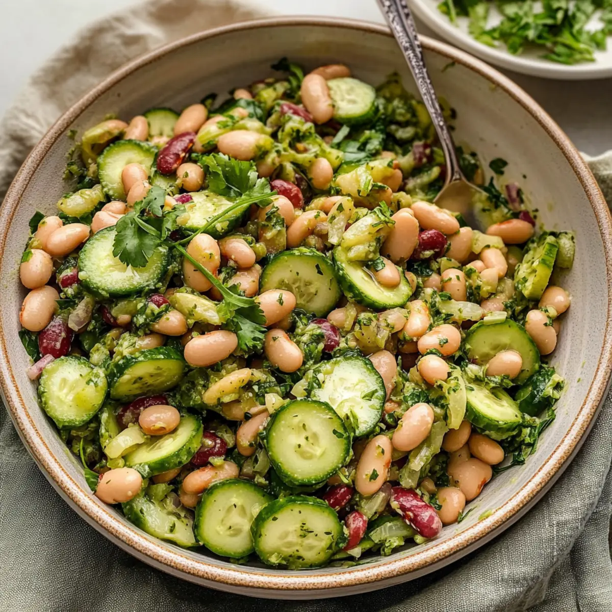 Marinated Cilantro Lime Bean Salad