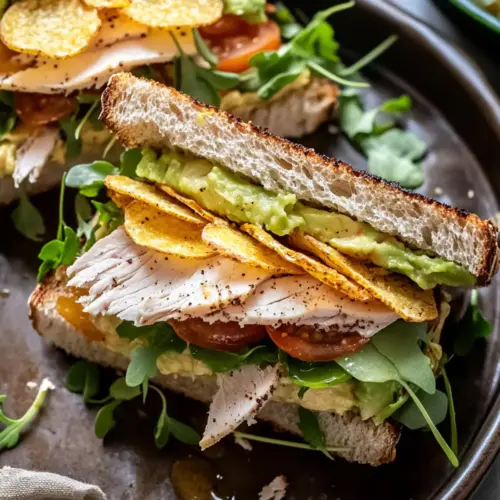 Honey Mustard Turkey Avocado Sandwich