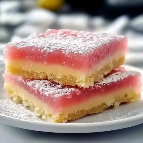 Hibiscus Lemon Bars