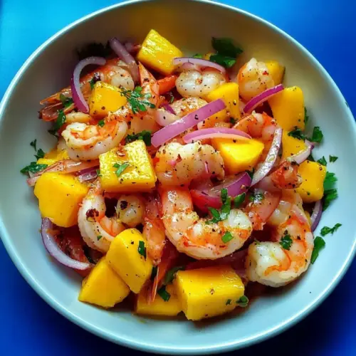 Spicy Prawn Mango Summer Salad