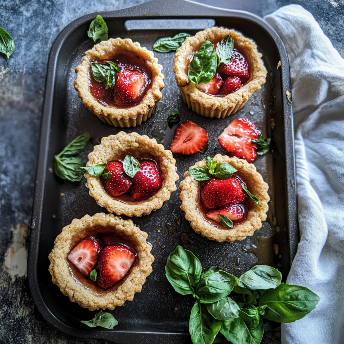 Rosé Strawberry Cookie Crisp Cups