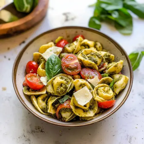 Pesto Tortellini Pasta Salad