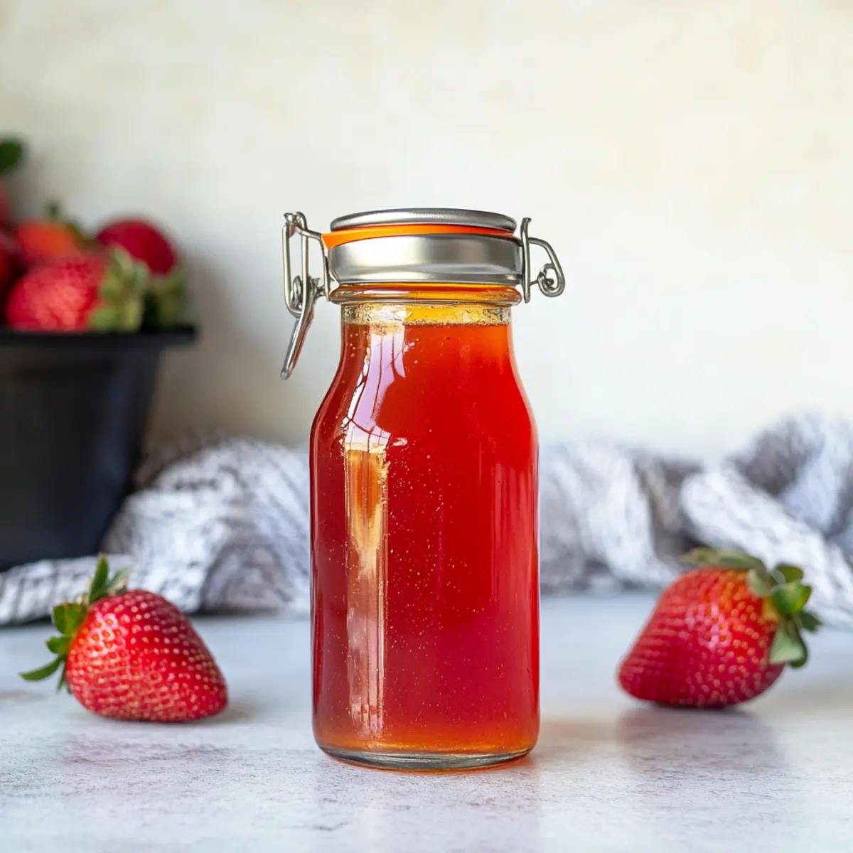 Strawberry Simple Syrup