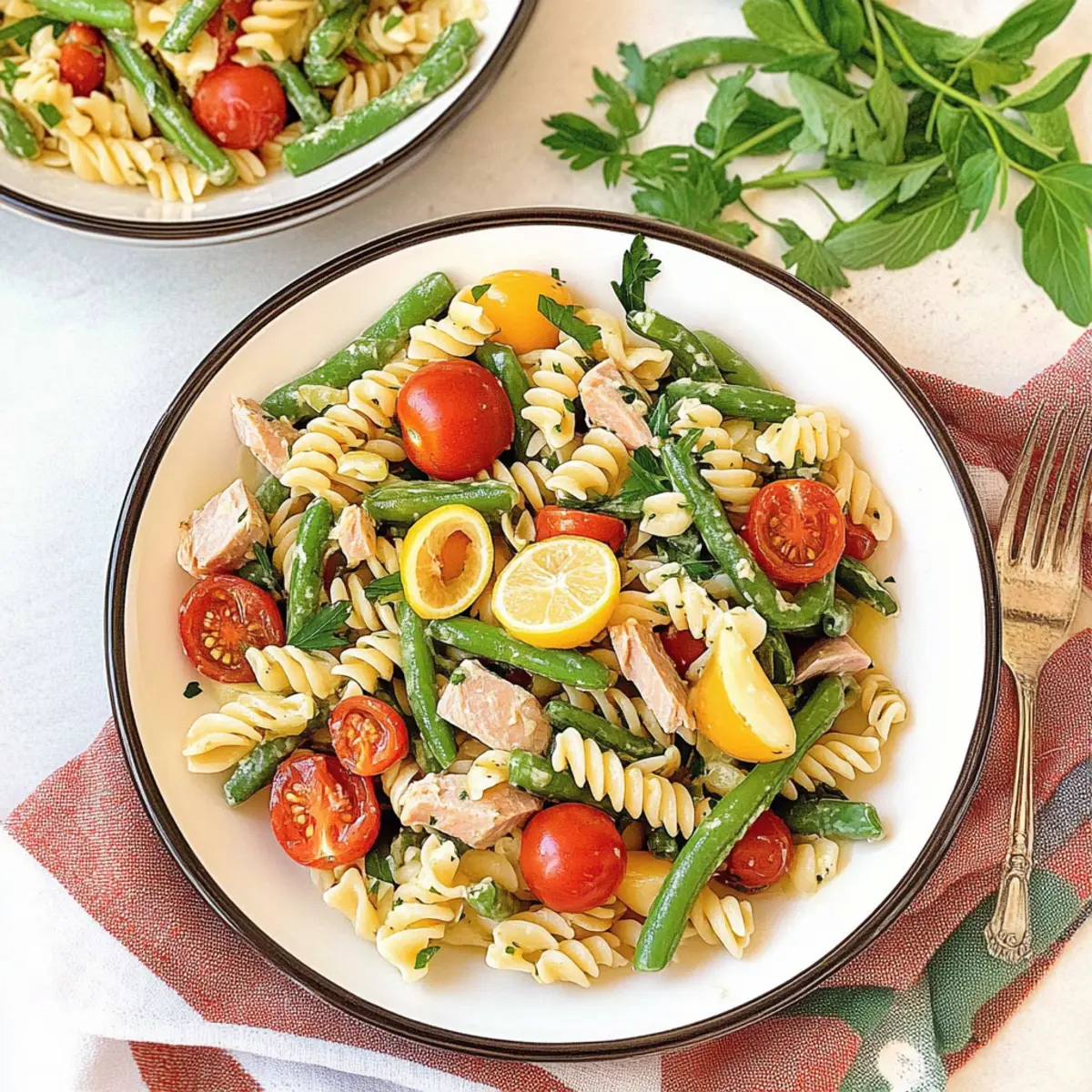 Tuna and Green Bean Pasta Salad