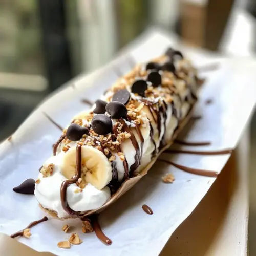 Clean & Healthy Banana Split Boats