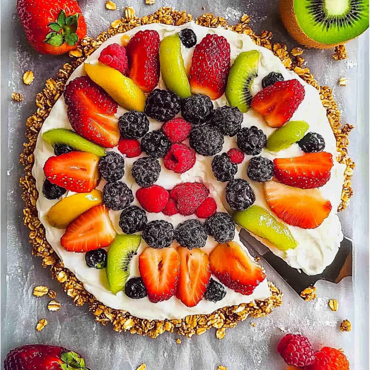 Healthy Fruit Pizza