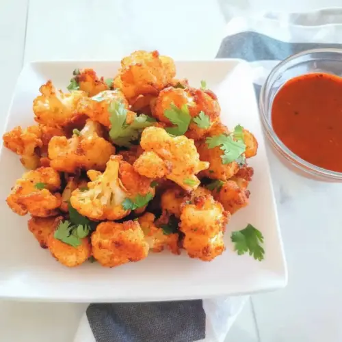Crispy and Spicy Cauliflower Bites