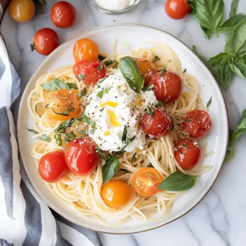 Summer Tomato Basil Pasta