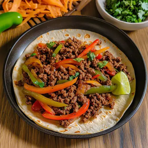 Ground Beef Fajita