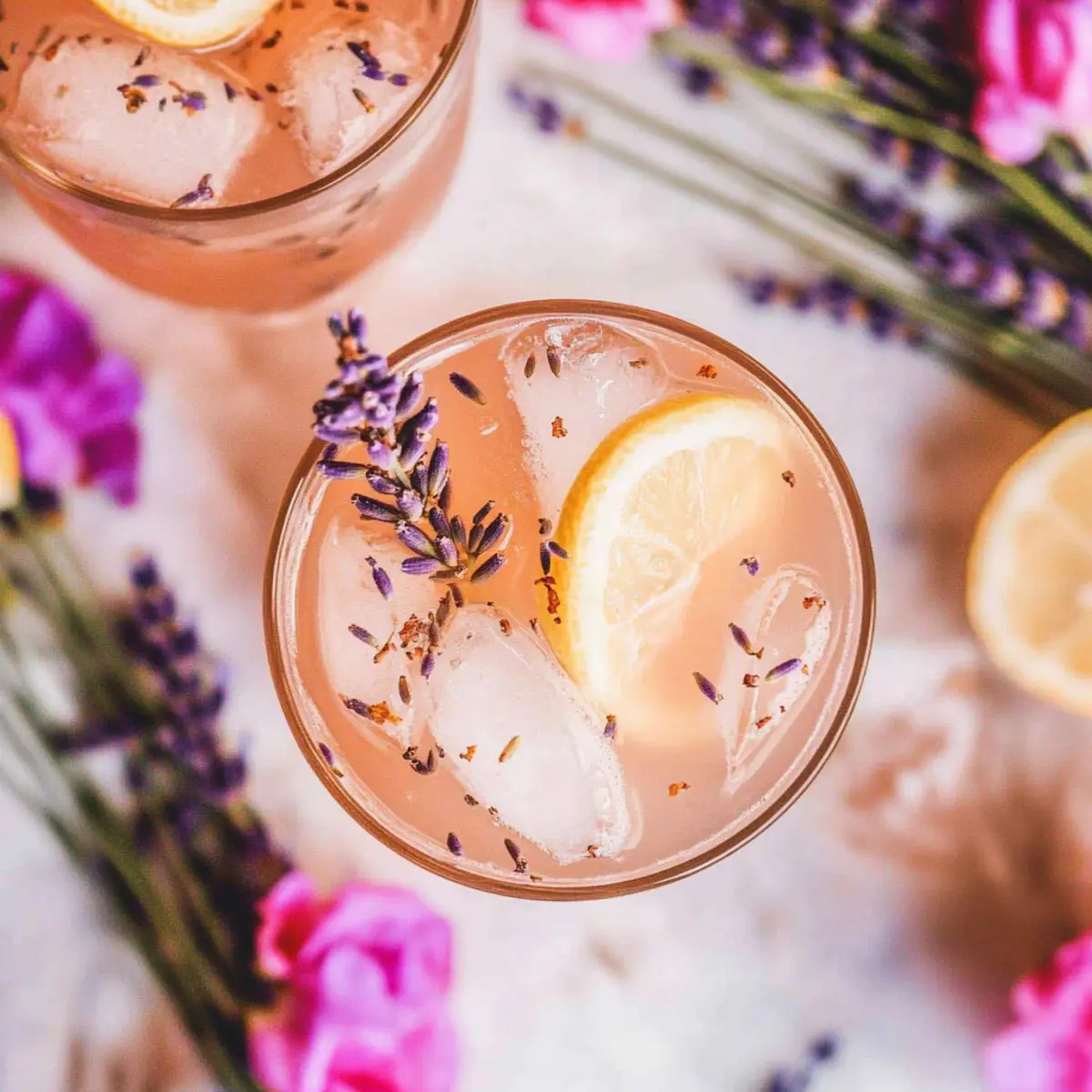 lavender lemonade rosé cocktails