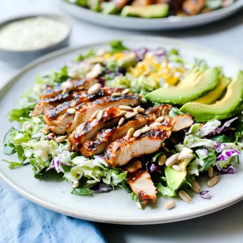 Summer Coleslaw BBQ Chicken Salad
