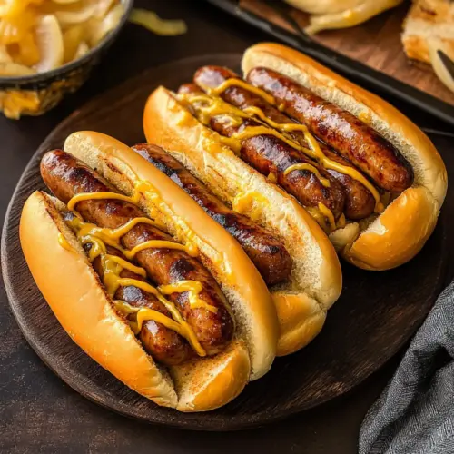 Smoked Brats in Beer