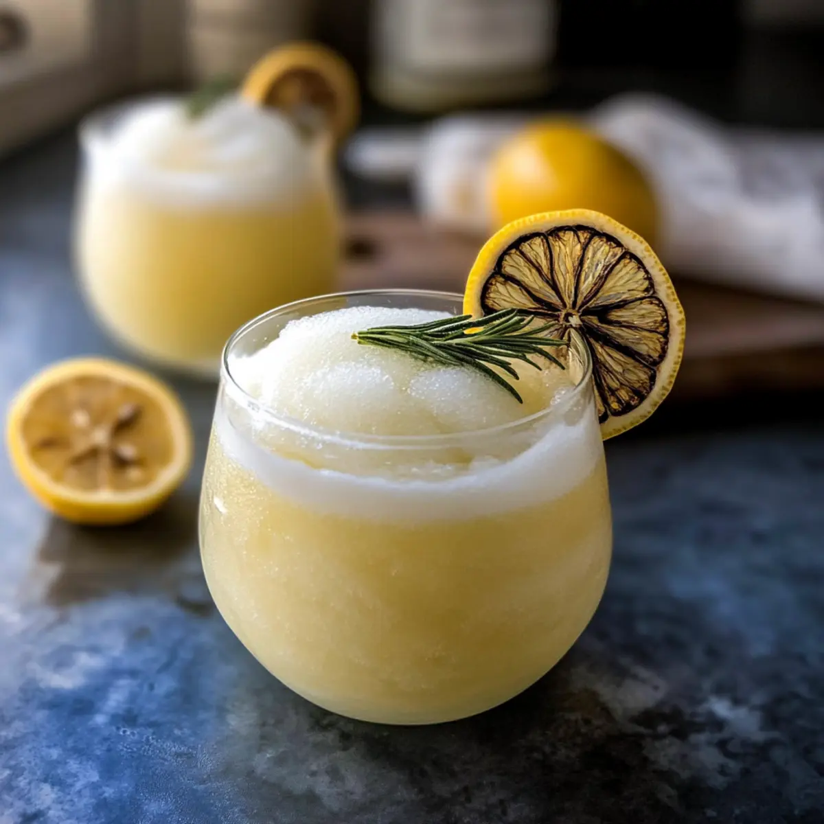 Rosemary Lemonade Slushie