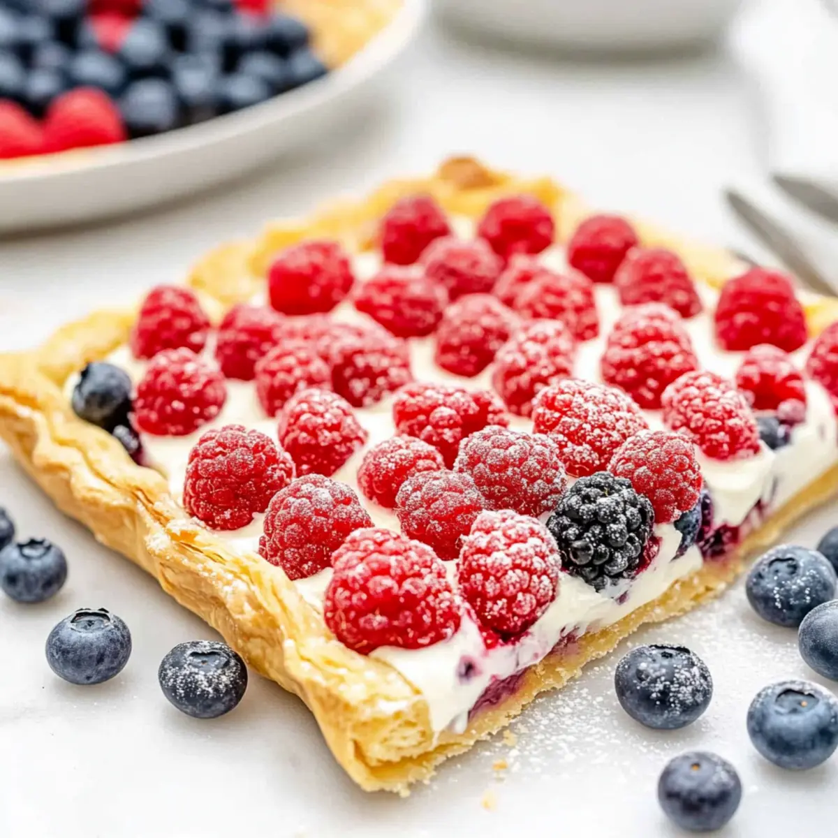 Berry Puff Pastry Tart