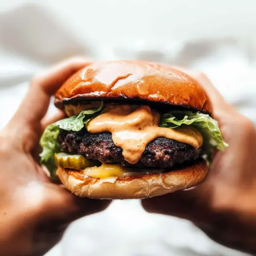 Smash Burgers with House Sauce
