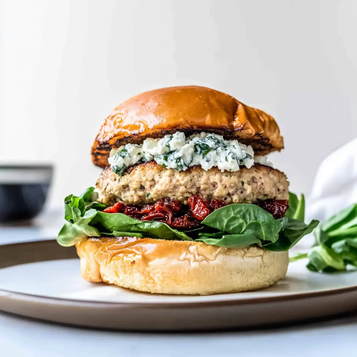 Greek Turkey Burgers