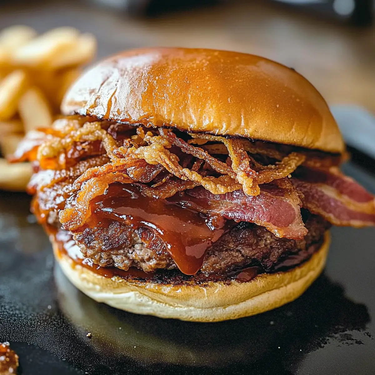 BBQ Meatloaf Burger