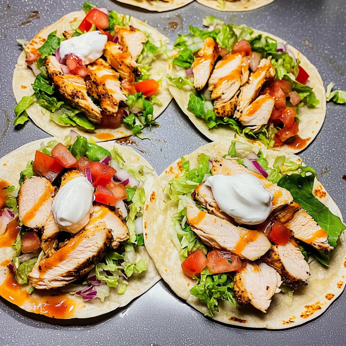 Chicken Soft Taco Supreme