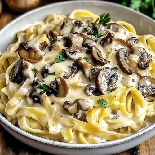 Mushroom Gruyere Pasta