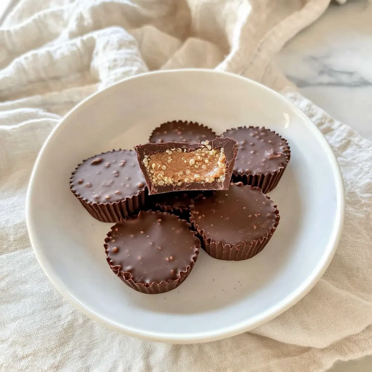Quinoa Crunch Peanut Butter Cups