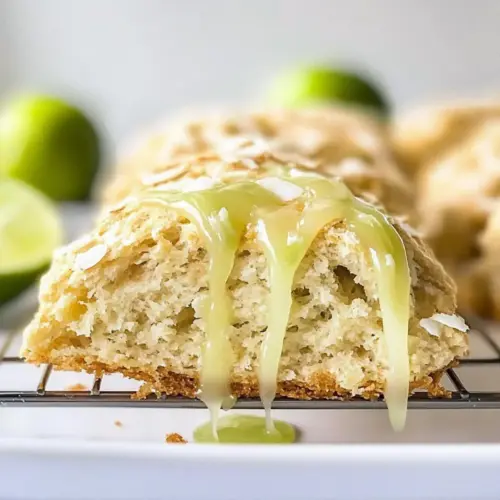 Coconut Scones with Lime