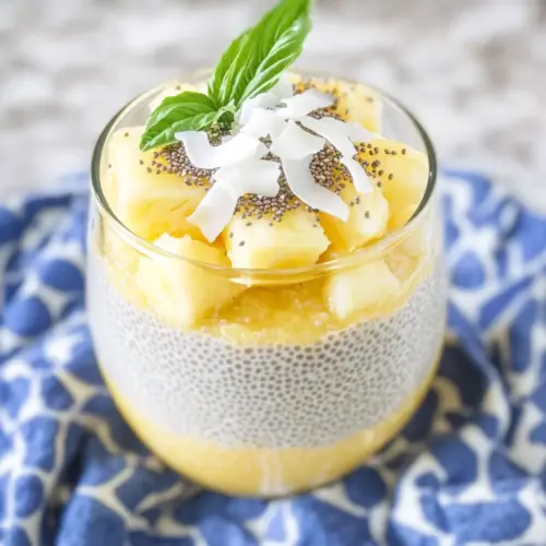 Pineapple Coconut Chia Pudding