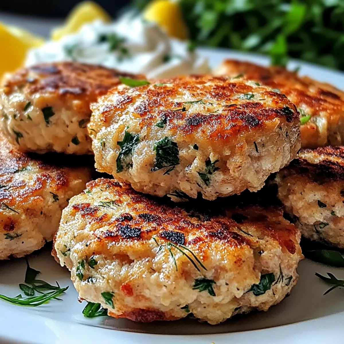 Mediterranean Chicken Patties