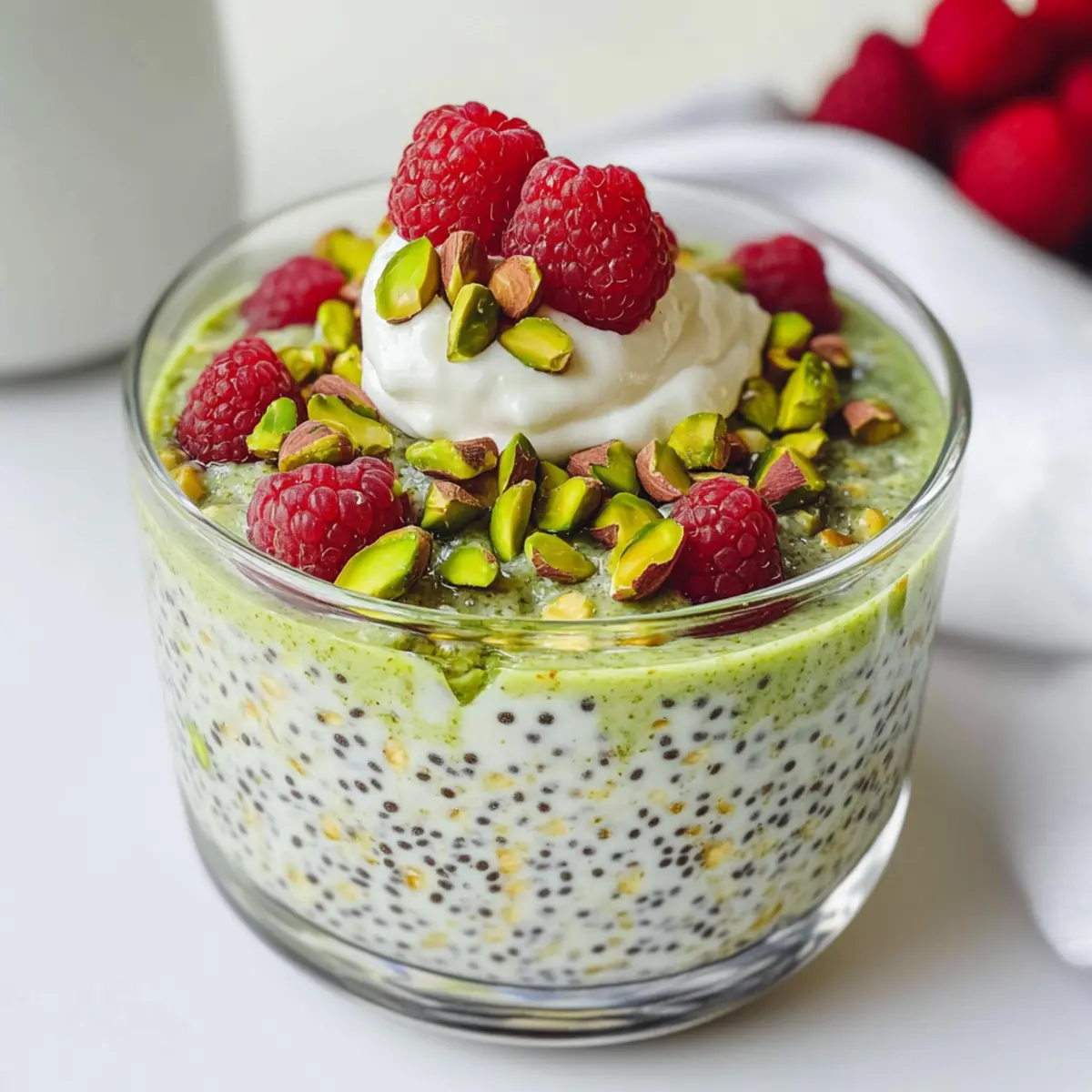 Pistachio Overnight Oats