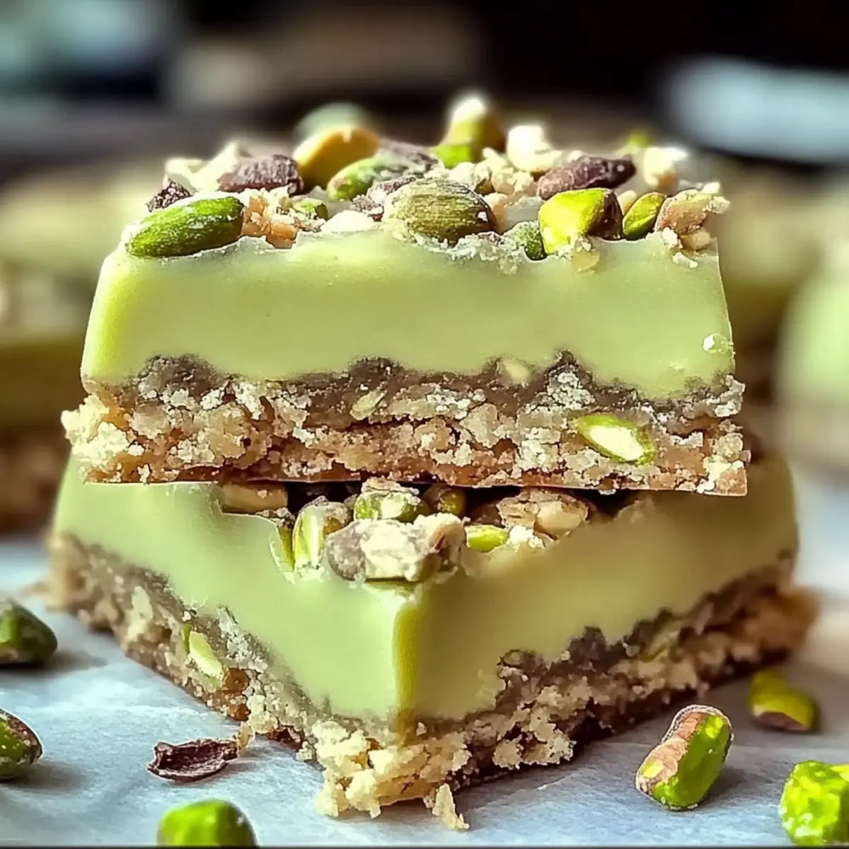 Pistachio Dream Cookie Bars