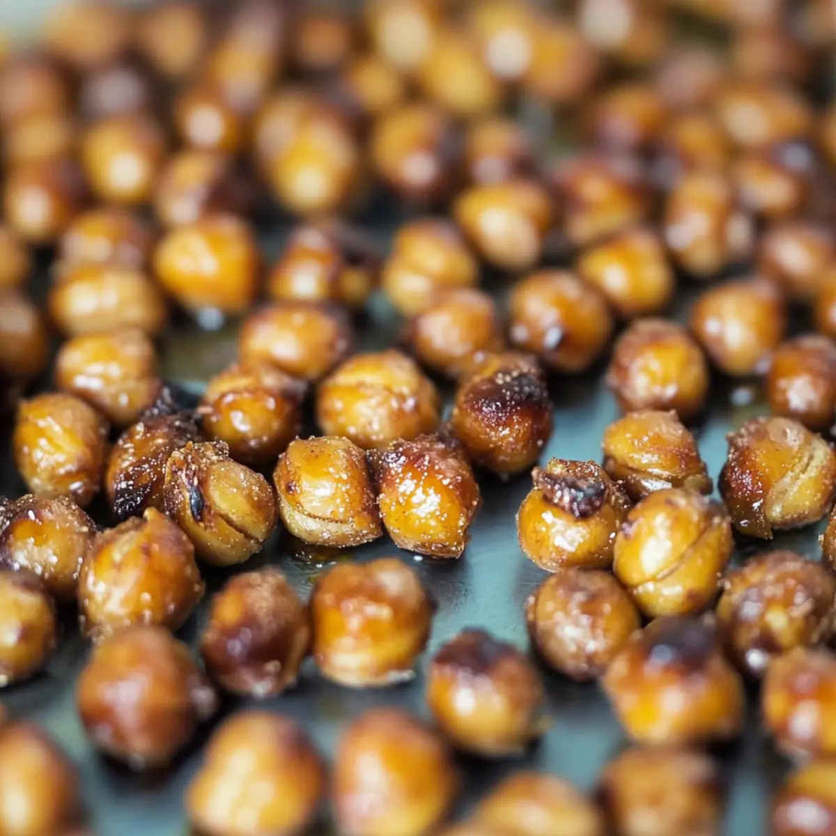 Honey & Mustard Roasted Chickpeas