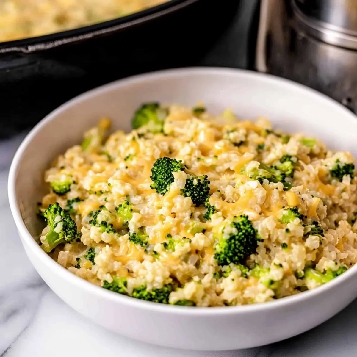 Cheesy Broccoli Cauliflower Rice