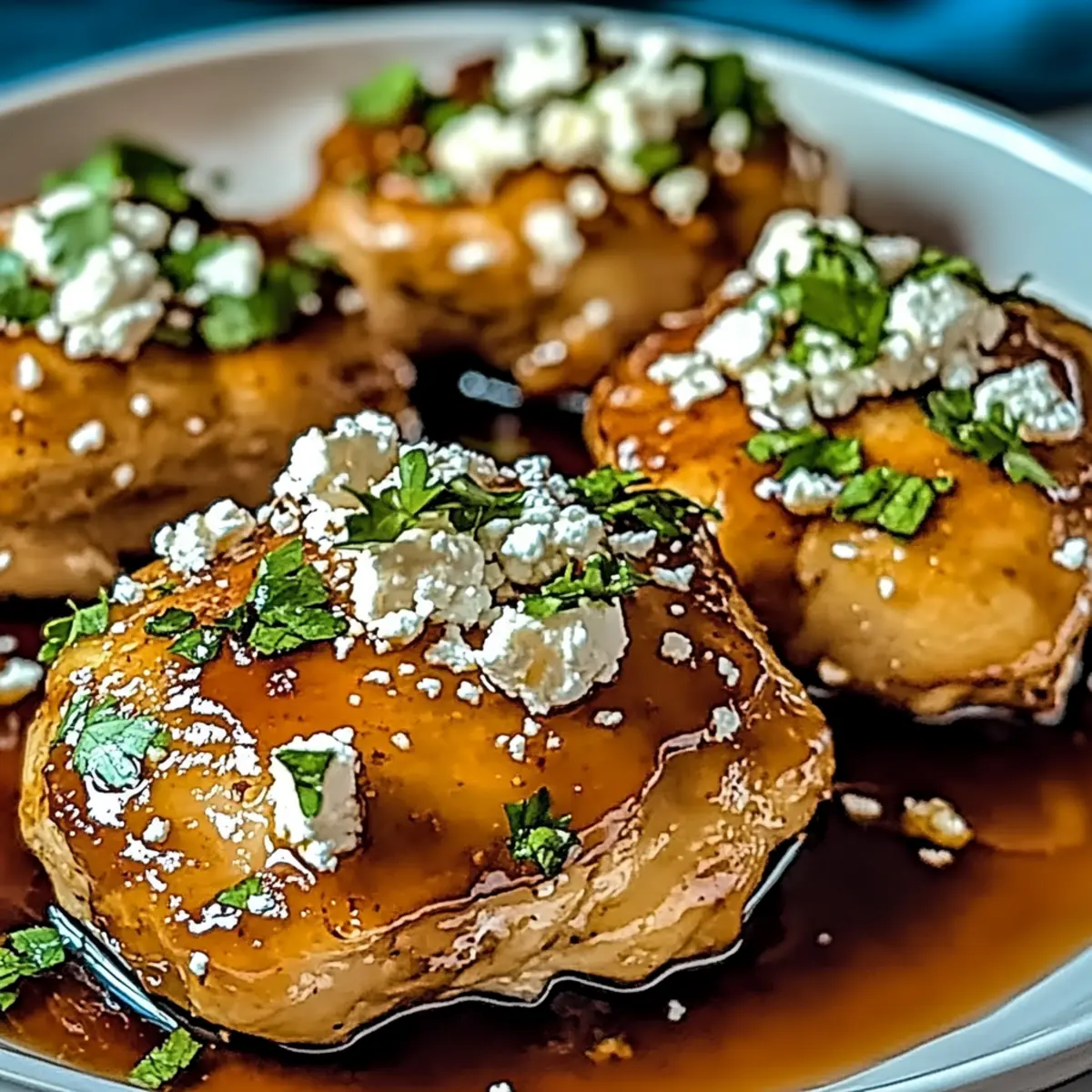 Sweet & Spicy Hot Honey Feta Chicken