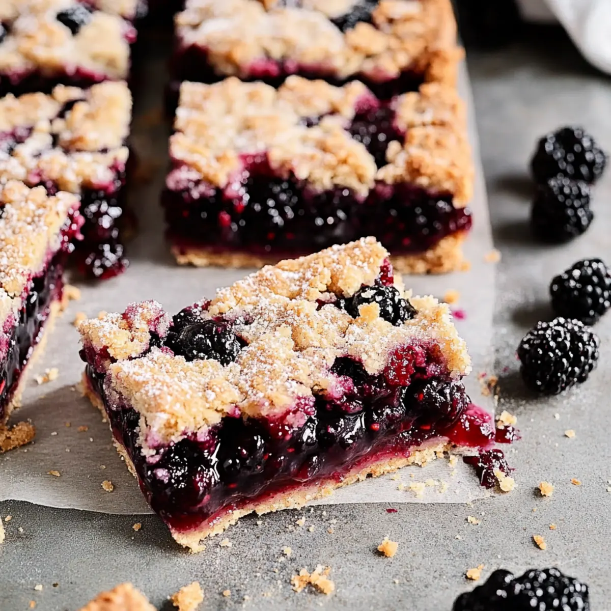 Blackberry Pie Bars